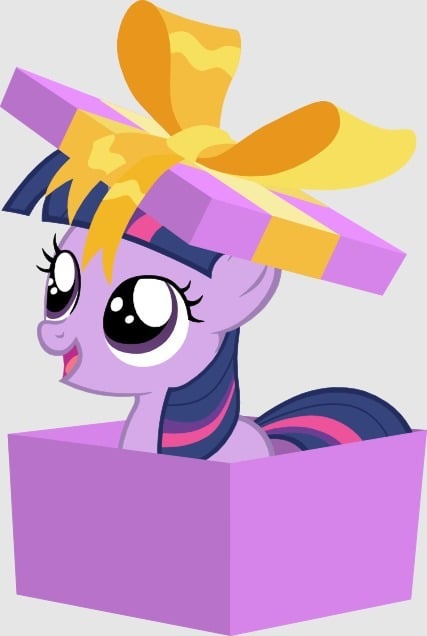 Galavant Griffon - filly Twilight sparkle in box