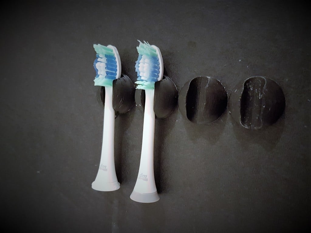 Sonicare toothbrush head mount holder