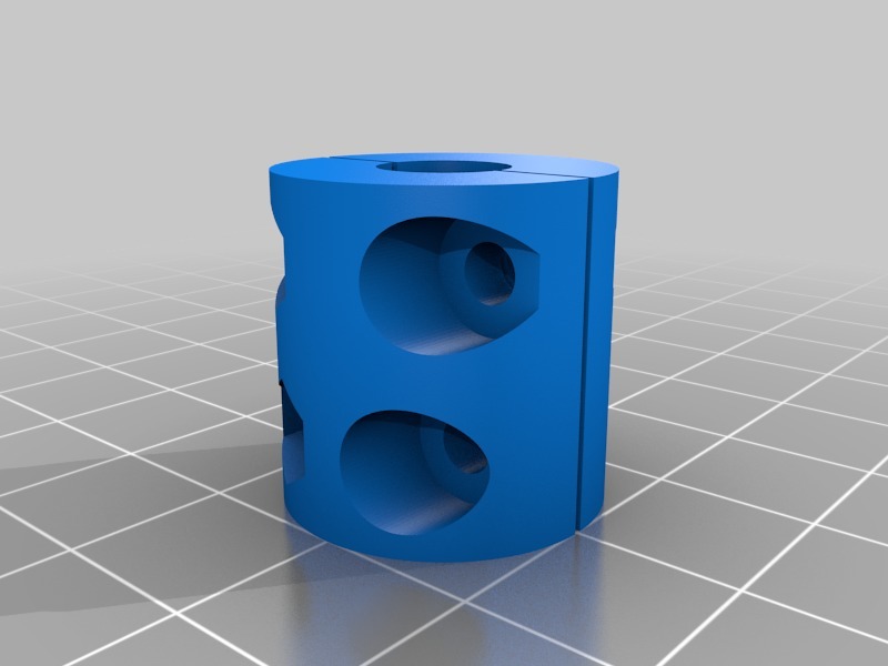 Parametric Z-axis coupler (stepper and threaded rod coupling)