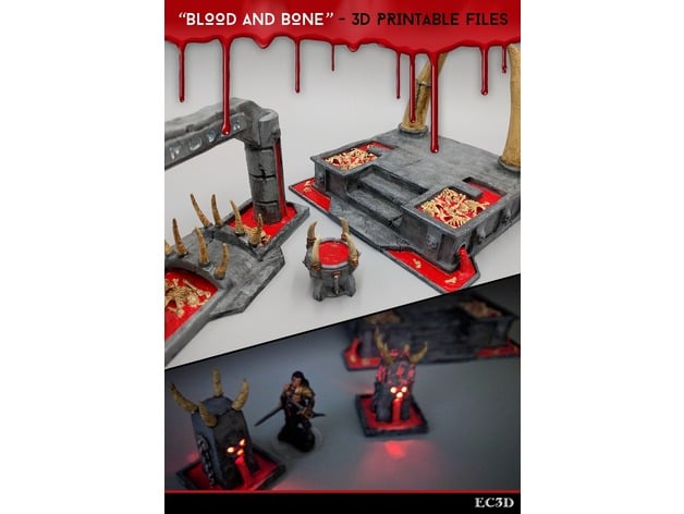 Image of Blood and Bone - Abyssal Scenery - 28mm gaming - Sample Items
