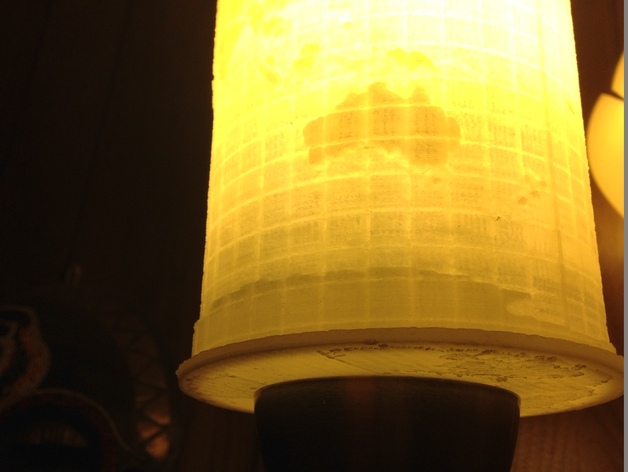 Lithocup lampshade adapter