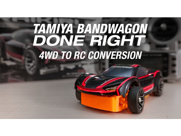 tamiya mini 4wd rc conversion