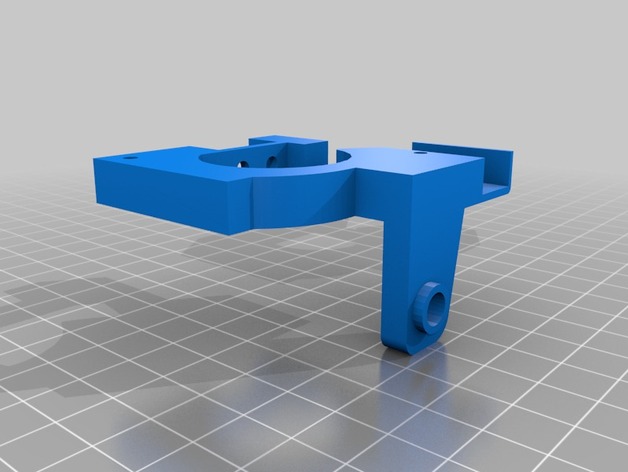 Makerbot Replicator 2 Fan Bracket and Feed_Tube_Holder