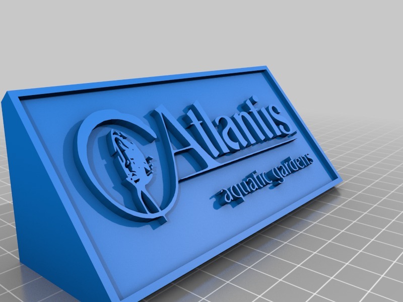 Atlantis placard