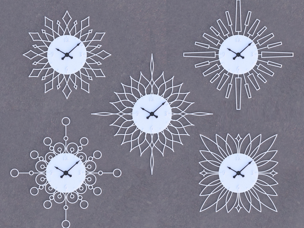 Design Your Own Sunburst Clock
