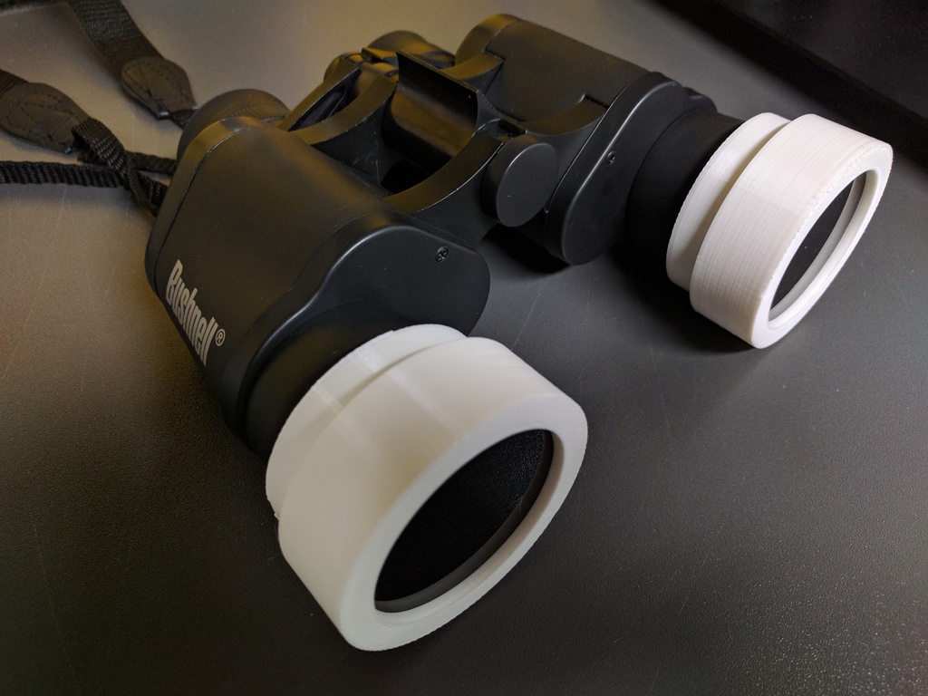 Binocular eclipse filter for 50mm welding shade