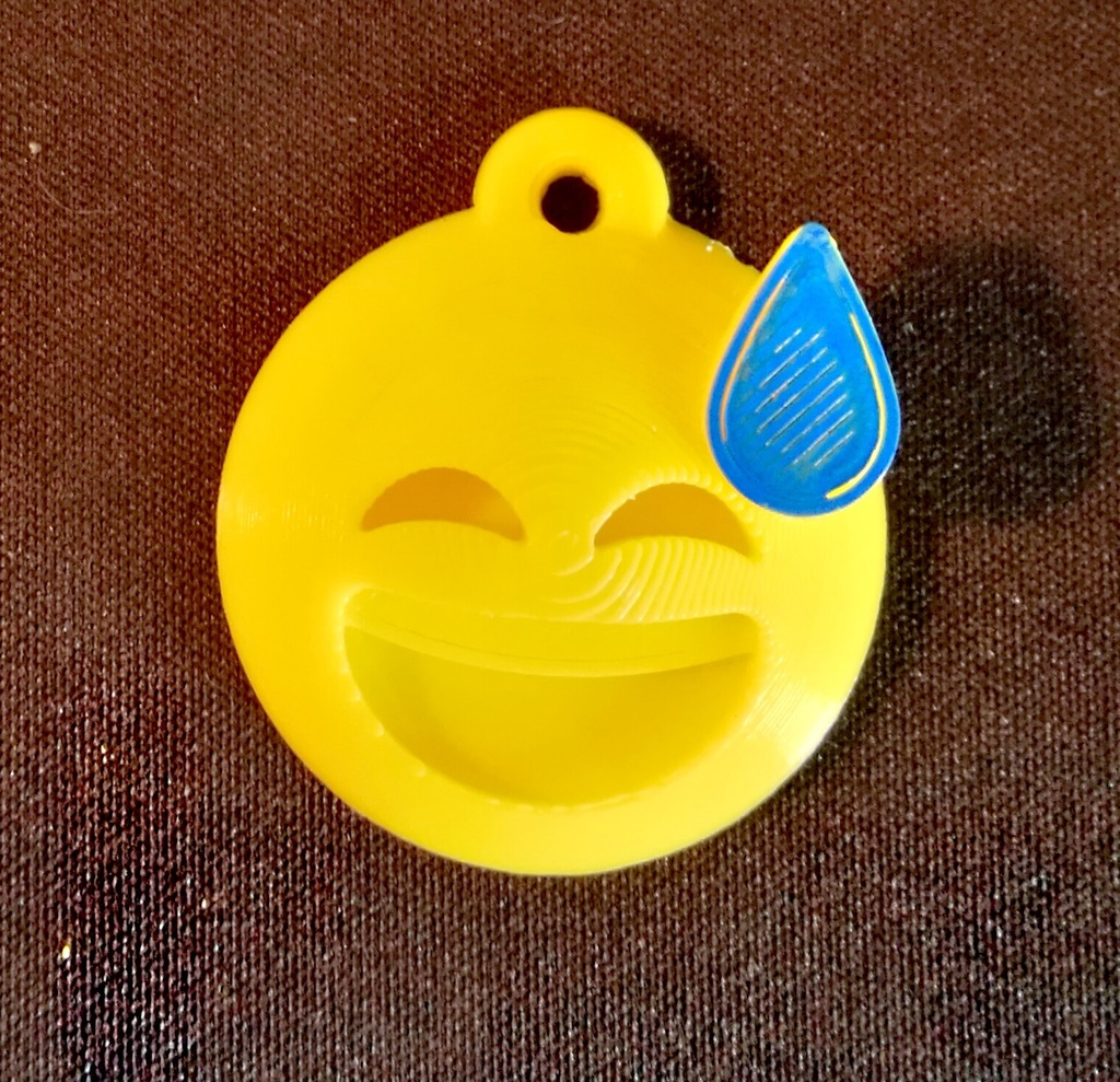 Emoji Sweat Keychain