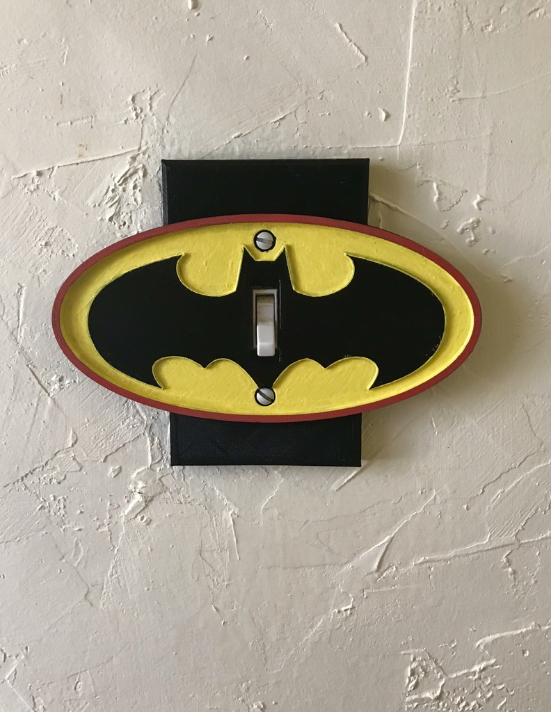 Halloween & Batman light switch covers