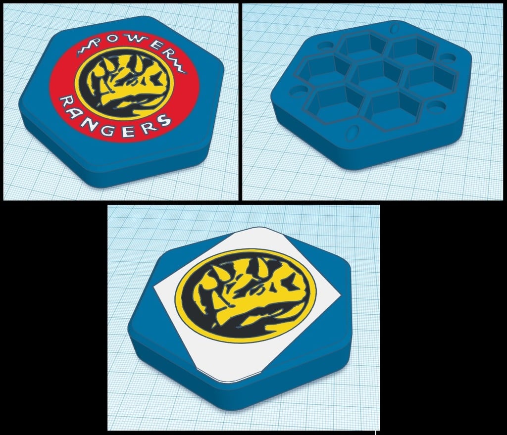 Power Rangers Dice Container - Blue Ranger