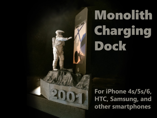 2001 Astronaut and Monolith Phone Charging Dock