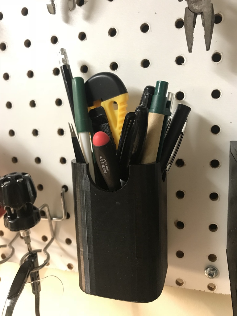 Pencil Box for pegboards