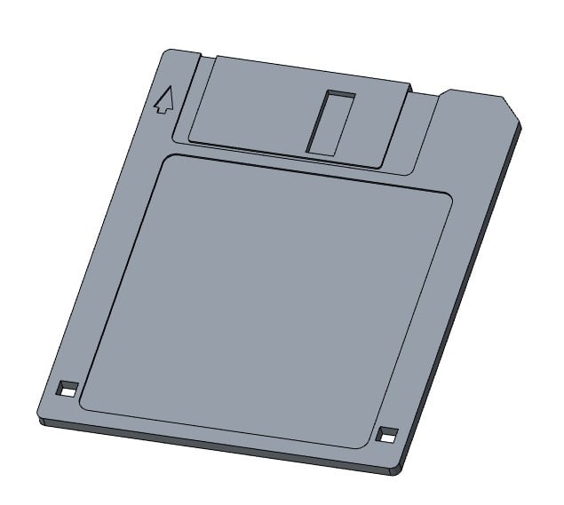 Floppy disk coaster
