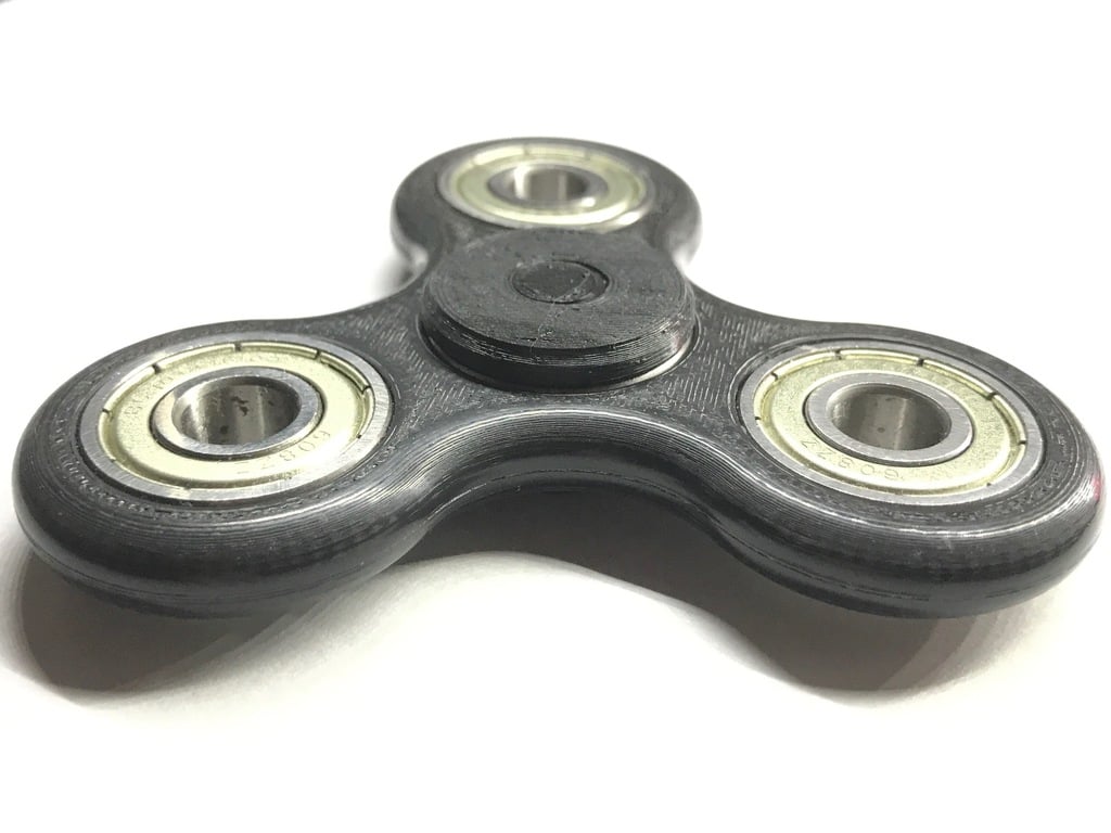 Threaded fidget spinner caps