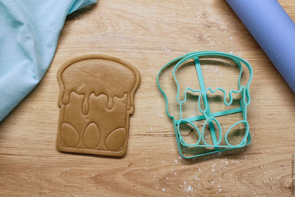Easter cake cookie cutter