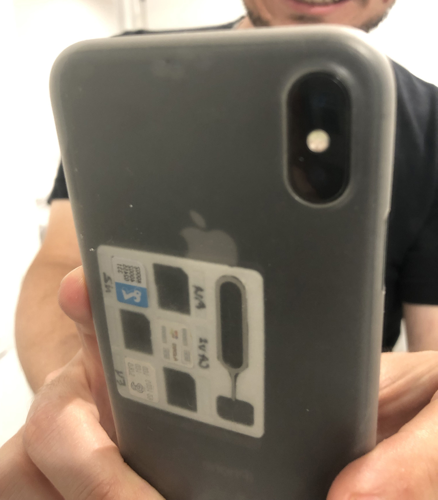 6x Nano SIM plus iPhone ejector pin holder