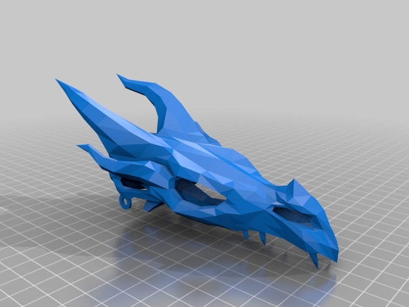 Dragon Skull from Skyrim - Articulated