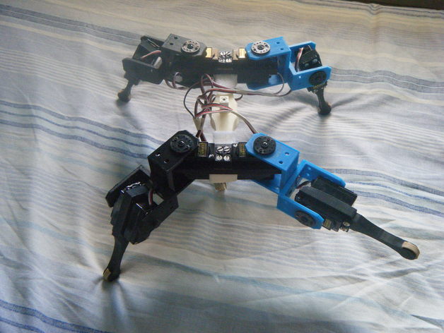 AT-AS quadruped (or hexapod) robot
