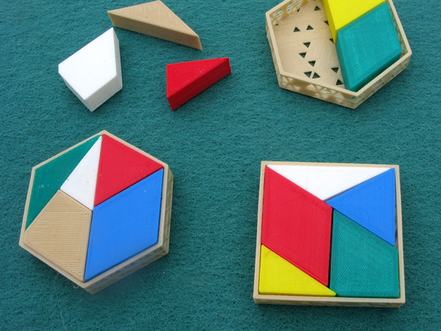 Hexagon into Square Puzzle