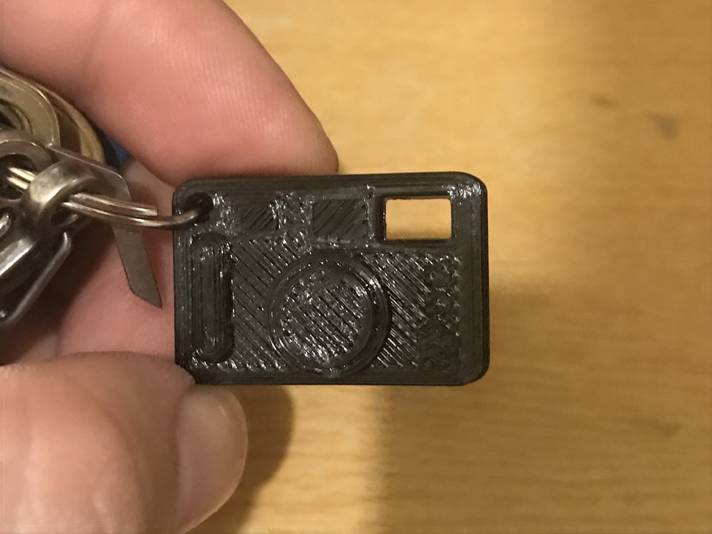 Rangefinder Camera Keychain