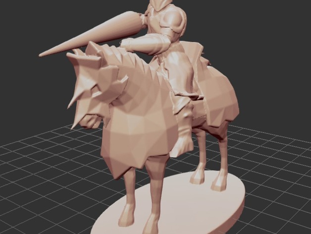 Horseback Mounted Knight