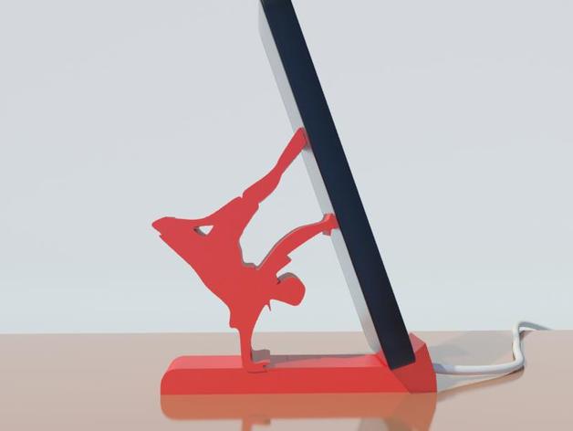 smartphone stand- breakdance style