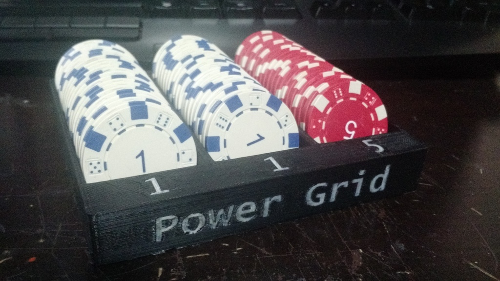 Power grid  40 mm poker chips holder
