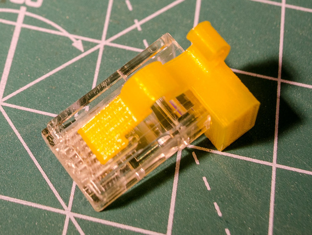 Ethernet (RJ45) COMPLETELY :: broken Plug  lock-tab fix