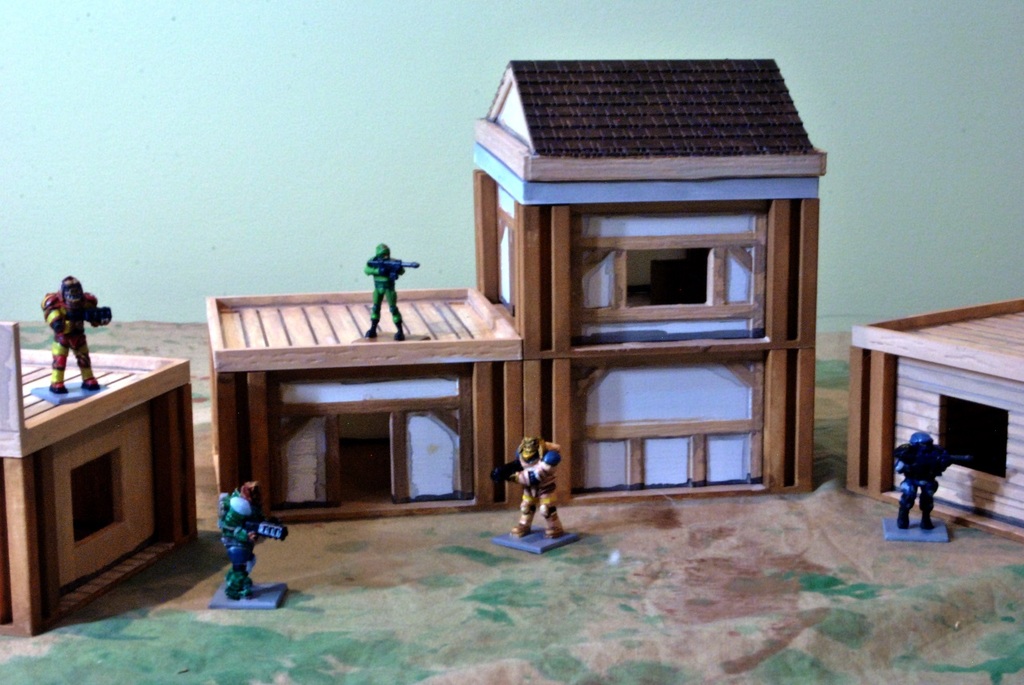 Tudor and Wood Base Building Set