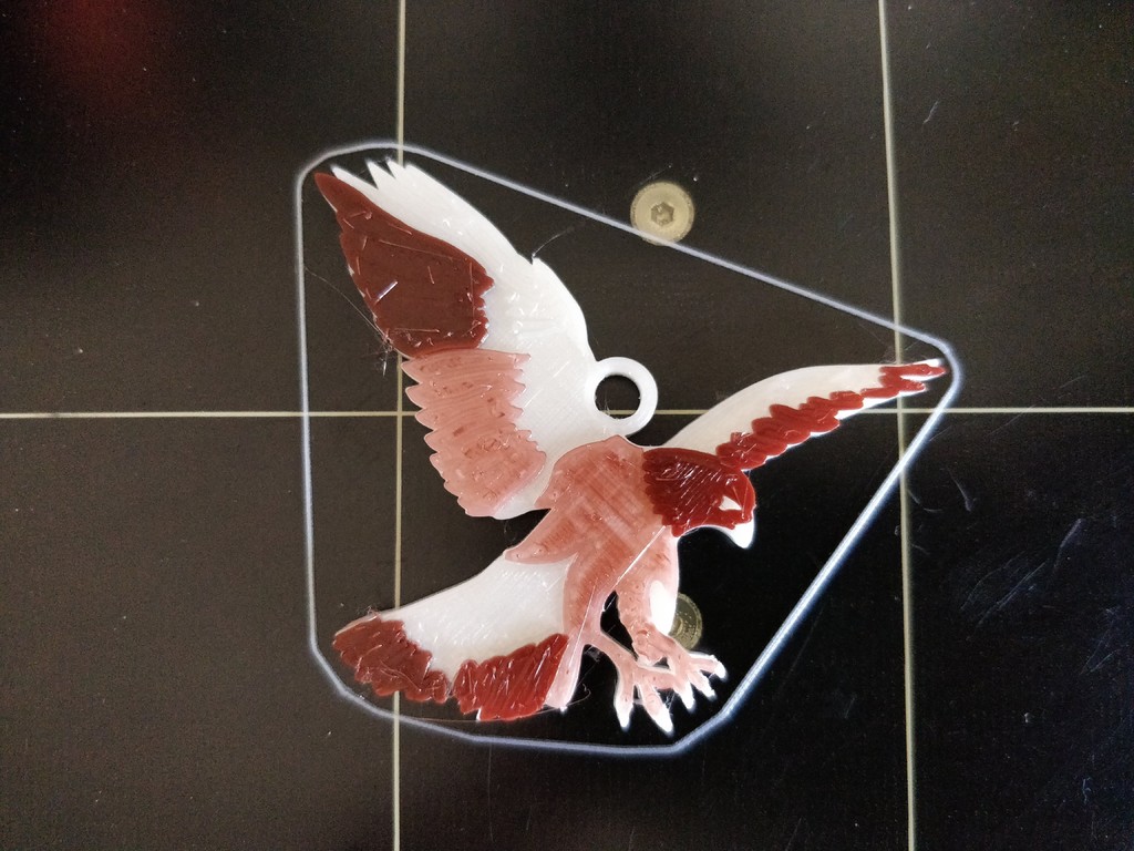 Bird of Prey Keychain