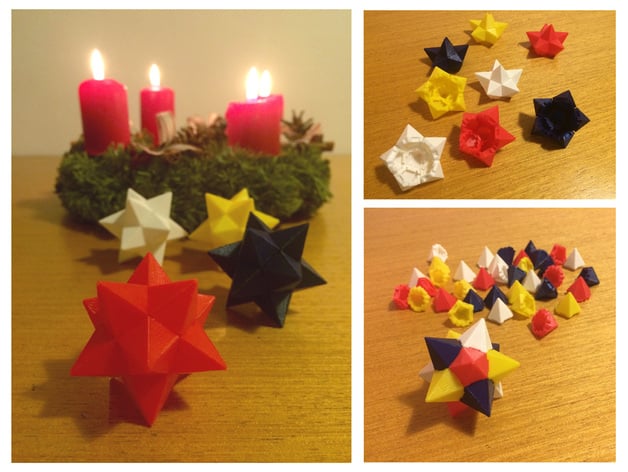 Christmas Star Puzzle 55mm