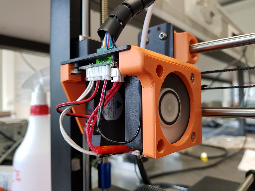 Anycubic i3 Mega Right Extruder Cover for the Gelid Solutions Silent 5 fan, 50mm FN-SX05-40