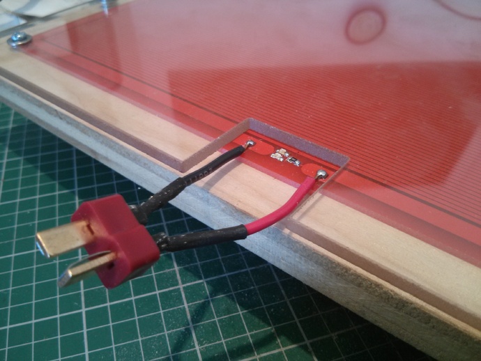 Makergear Prusa - Glass Heat Bed