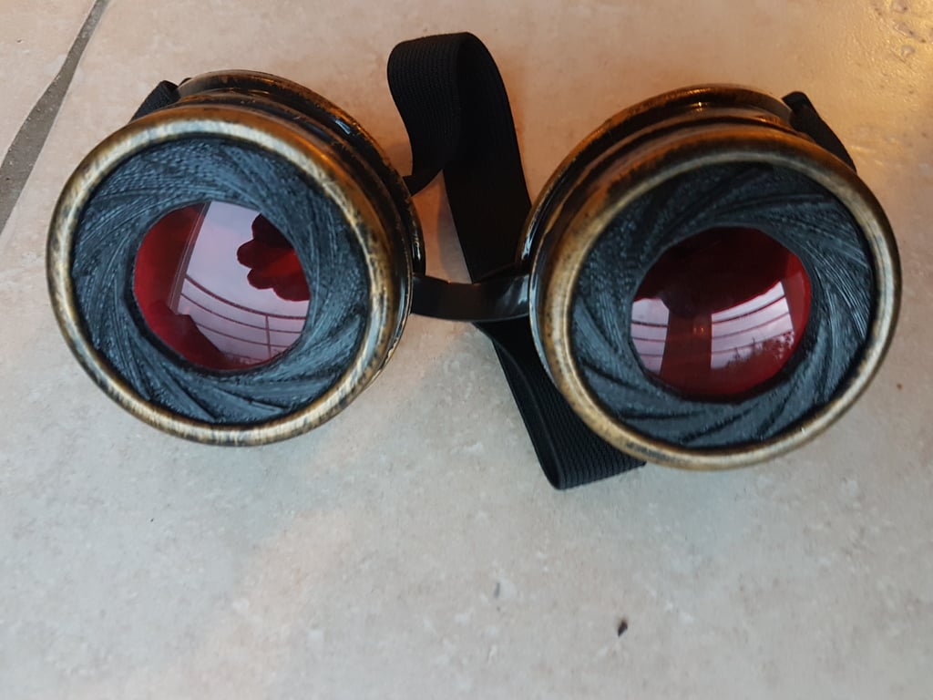Iris lens for Steampunk Goggles (fake Iris)