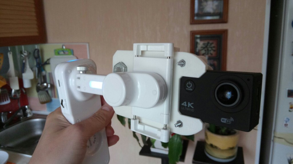 X-CAM Sight 2 action camera adapter