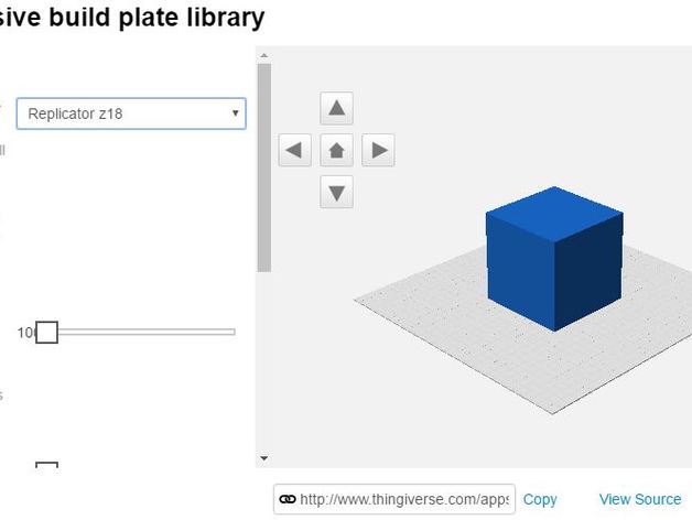 sneak peak of More inclusive build plate library, Replicator Z18