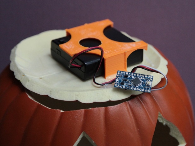 Pumpkin Battery Clip for 4AA holder