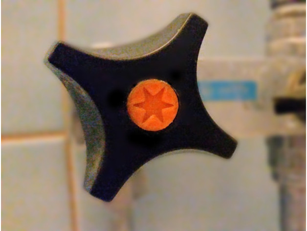 Replacement shower knob temperature indicators