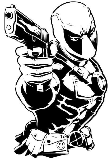 Deadpool stencil 2