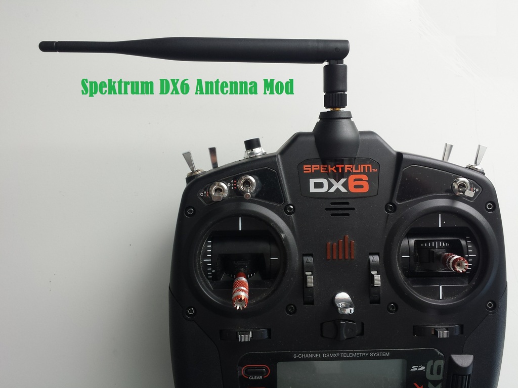 Spektrum DX6 Gen2 Antenna Mod SMA Mount