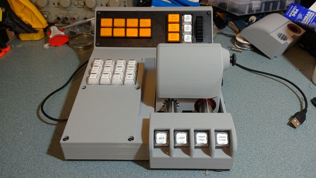 Simulator Throttle and Control Panel