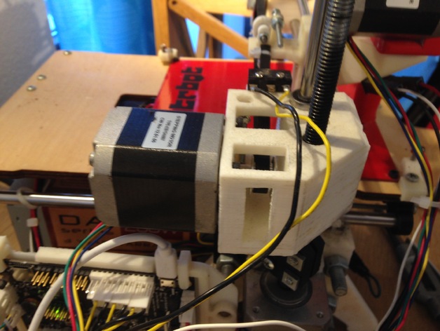 Makes printrbot original x-mount a bit stronger and faster...