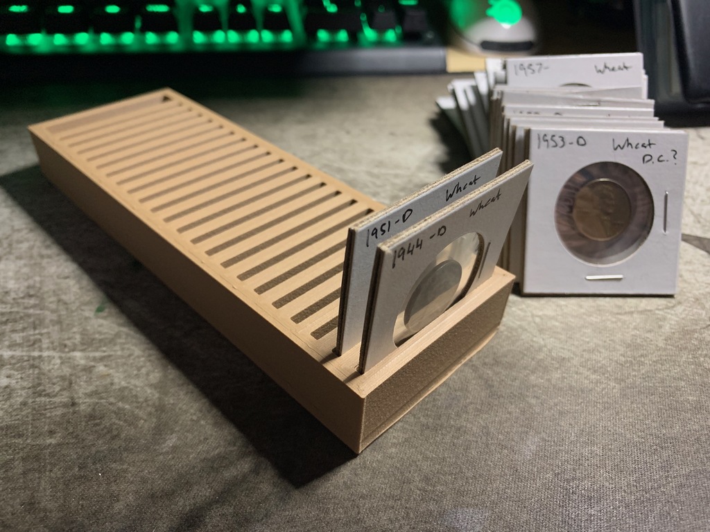 Coin Tray for 2" x 2" Cardboard Coin Flips