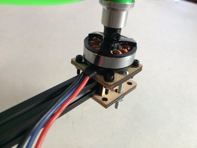 Quadcopter Motor Mounts for 1cm Beams