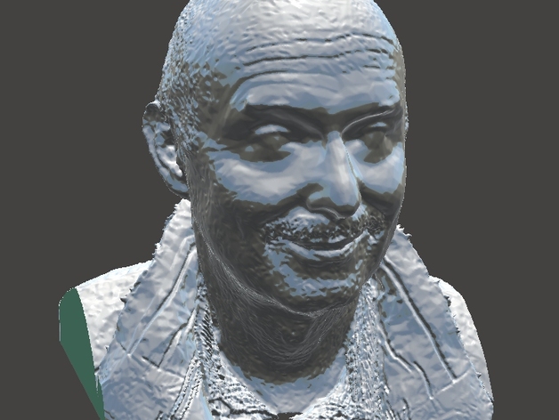 3D scanned sculpture of my dad
