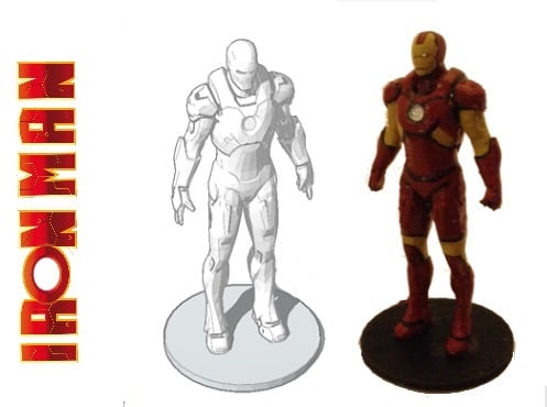 Iron Man Statue (With Support)