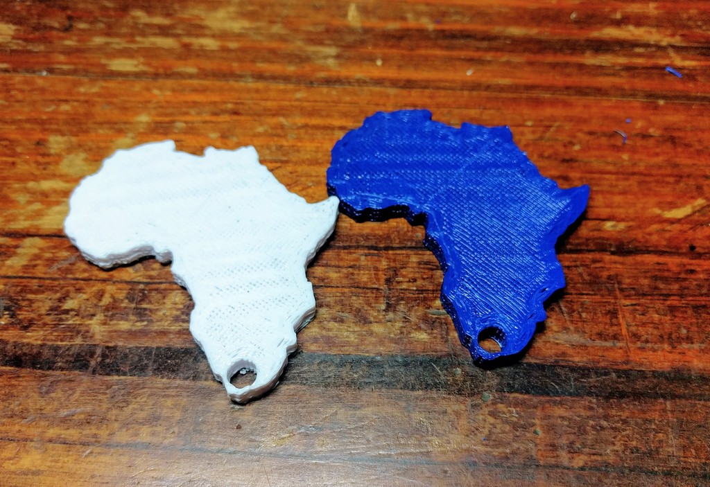 Africa Keyring