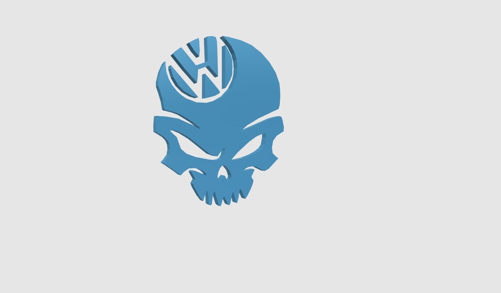 Volkswagen Skull Logo