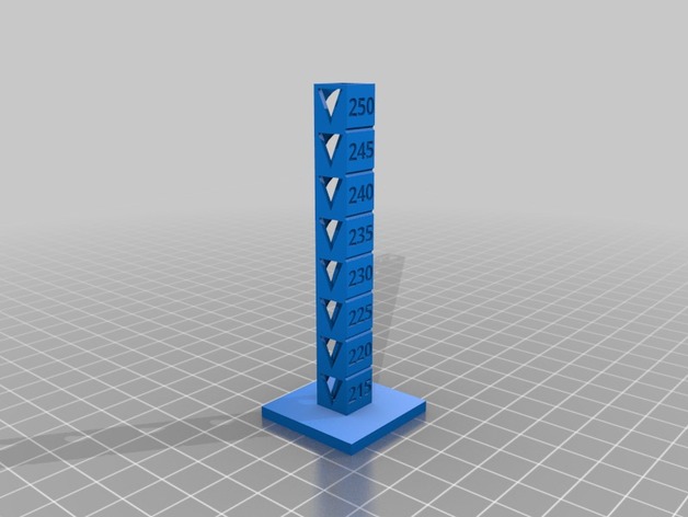 My Customized Temp Calibration Tower