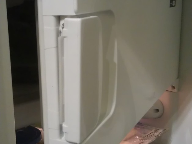LEC undercounter fridge/freezer - freezer hinge door fix