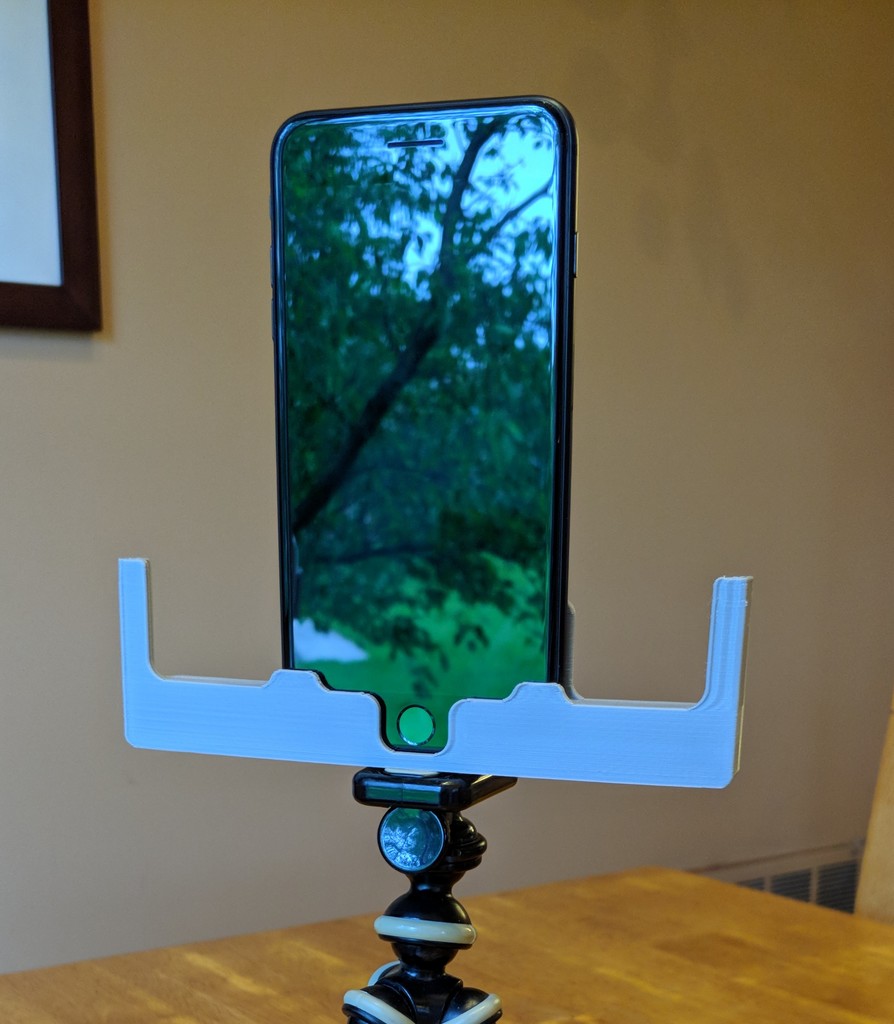 Two position Iphone 7 Plus tripod stand mount thingy (Iphone 8 Plus?)